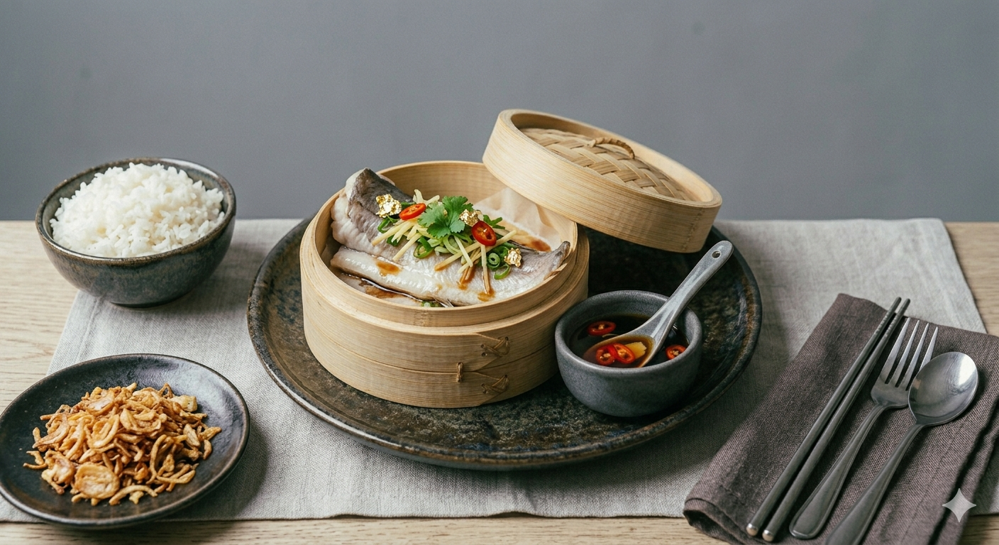 Fillet lele steam diet